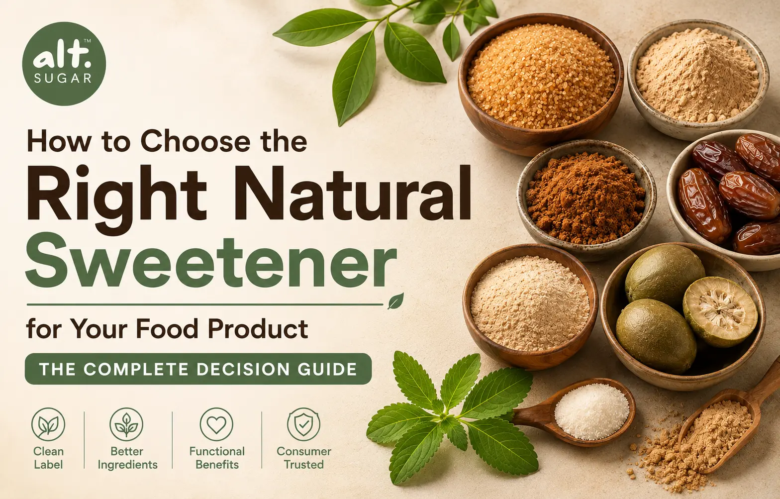How to Choose the Right Natural Sweetener for Your Food Product | AltSugar™