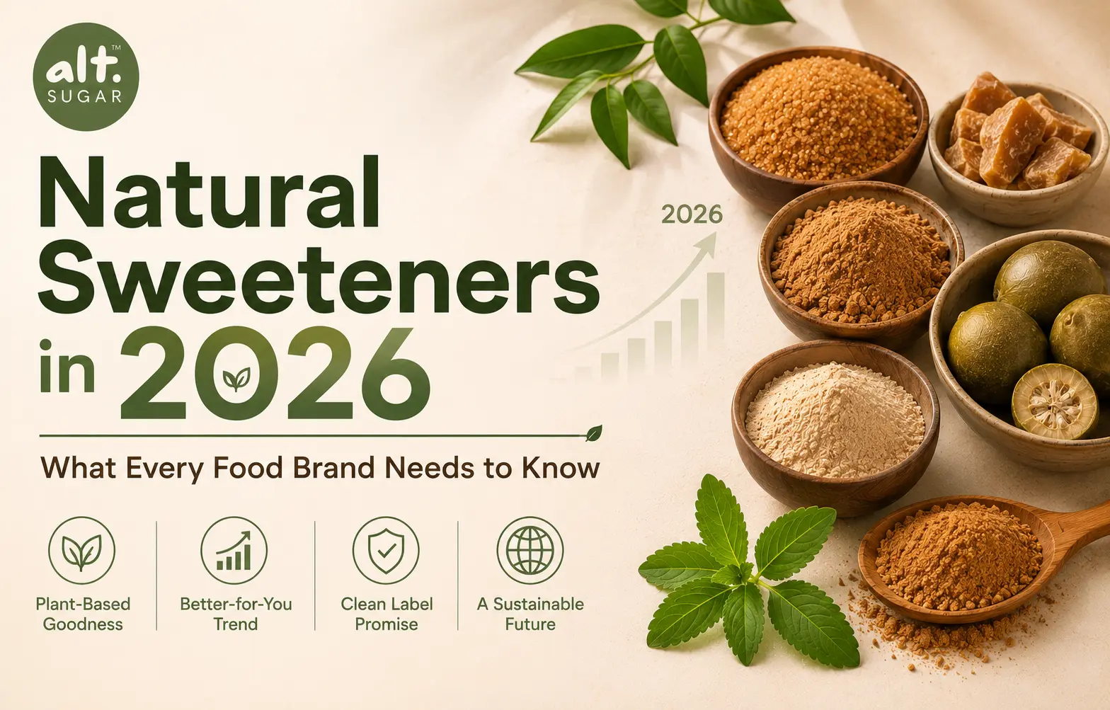 Natural Sweeteners in 2026: What Every Food Brand Needs to Know | AltSugar™