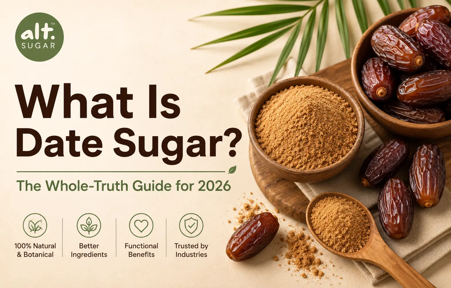 What Is Date Sugar — The Whole-Truth Guide for 2026 | AltSugar™