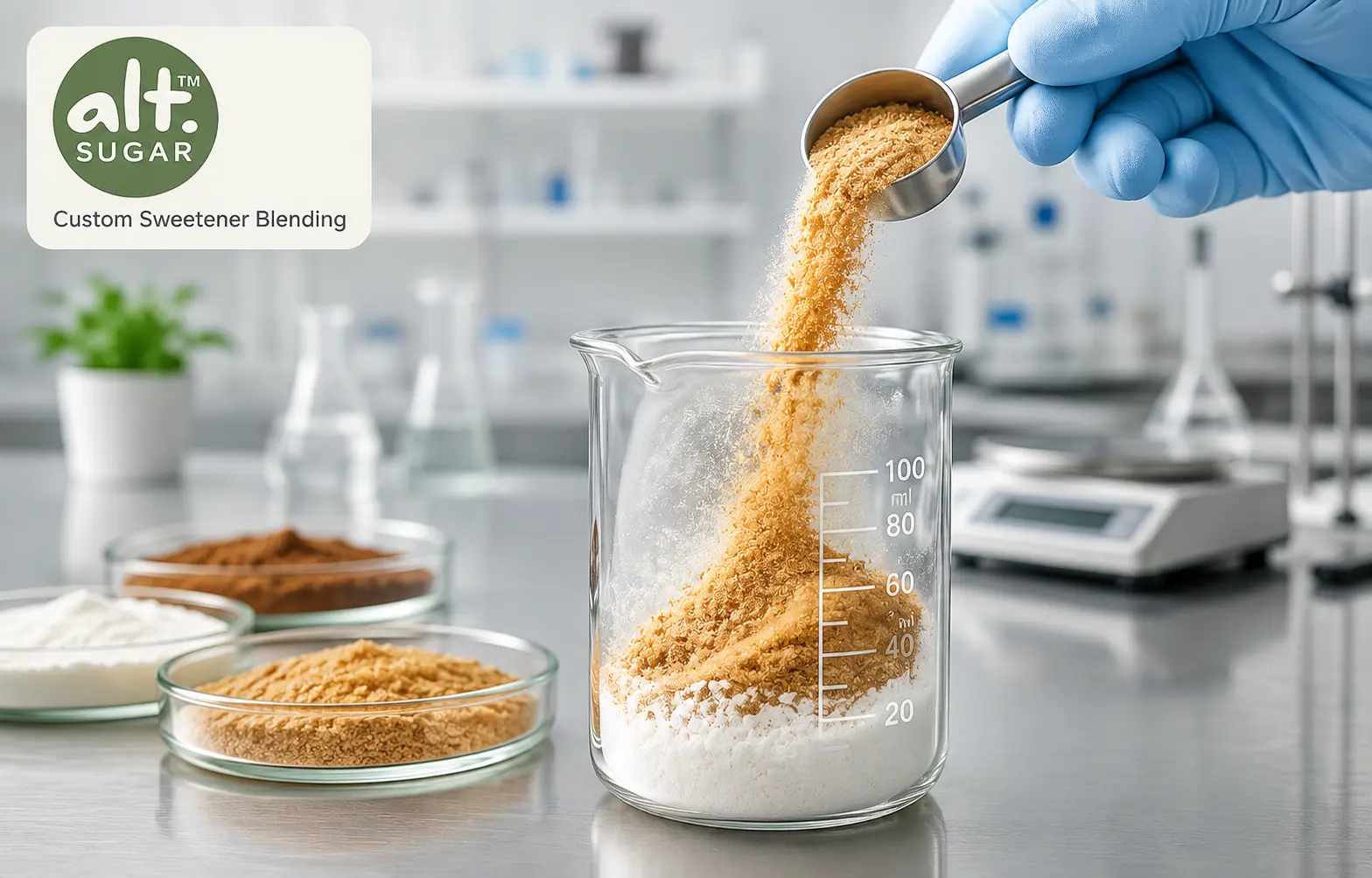 Custom blended natural sweeteners for food formulation — AltSugar™