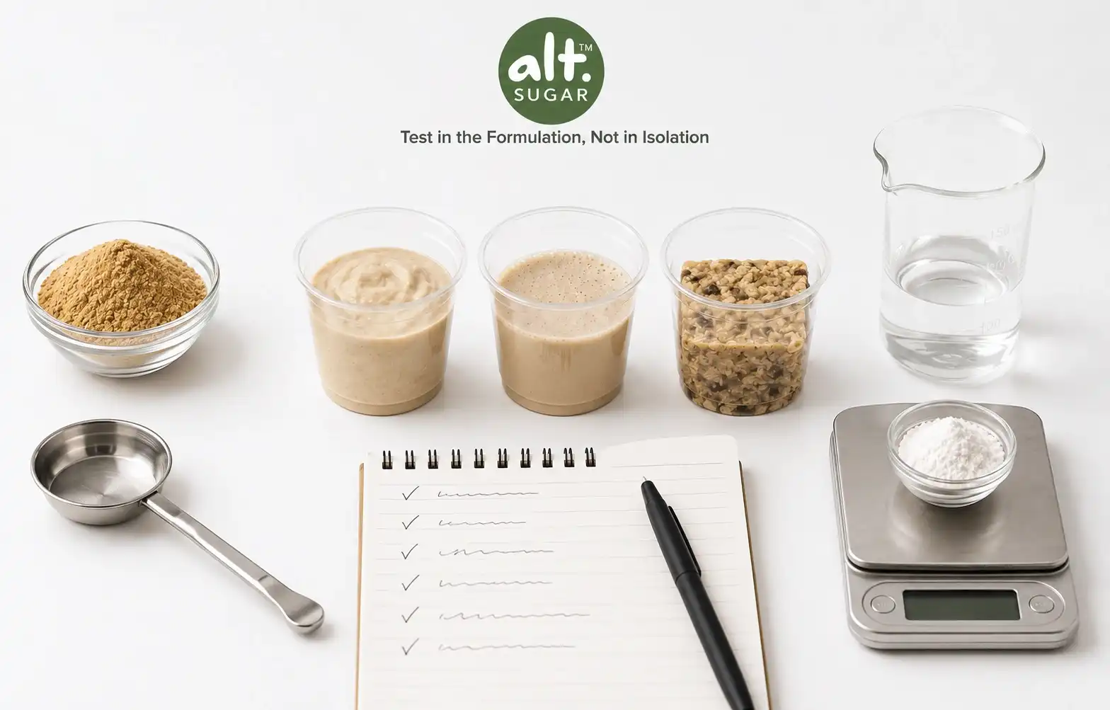 Natural sweetener formulation testing in food applications — AltSugar™ ingredient support